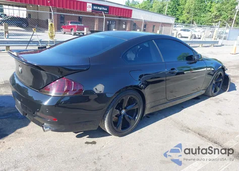 2005 BMW 645 z USA, uszkodzony, nr VIN WBAEH734X5B193126